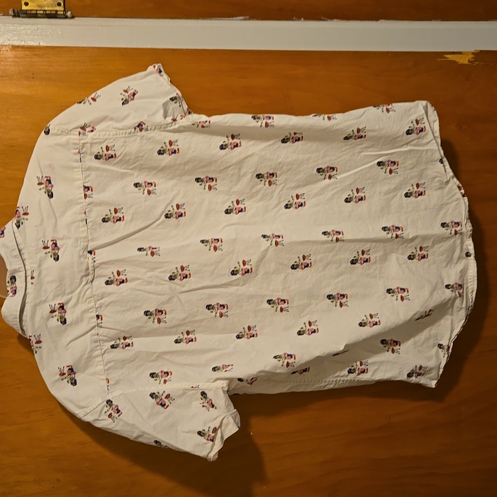 Denim & Flower Button Up - Picture 4 of 4